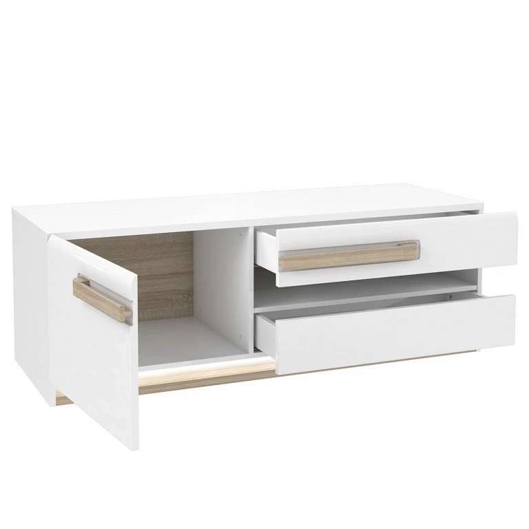 Loftscape Loftscape Meuble TV Toscana II – Éclairage Inclus – Imitation Chêne De Sonoma