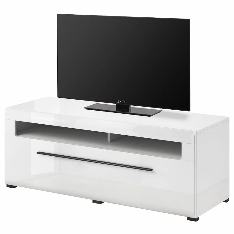 loftscape Loftscape Meuble TV Tyfta – Blanc brillant – Largeur : 160 cm