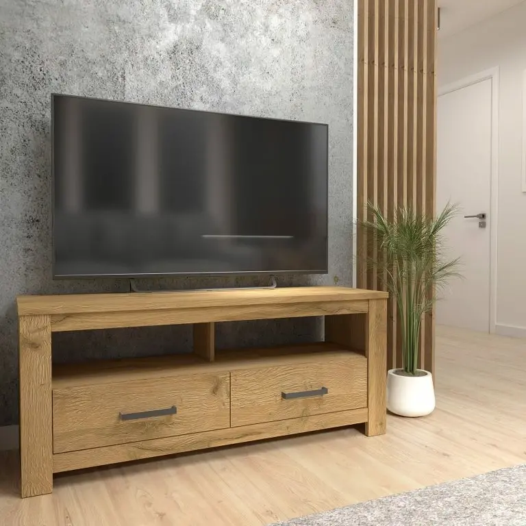 Loftscape Loftscape Meuble TV Verolme II – Imitation Chêne
