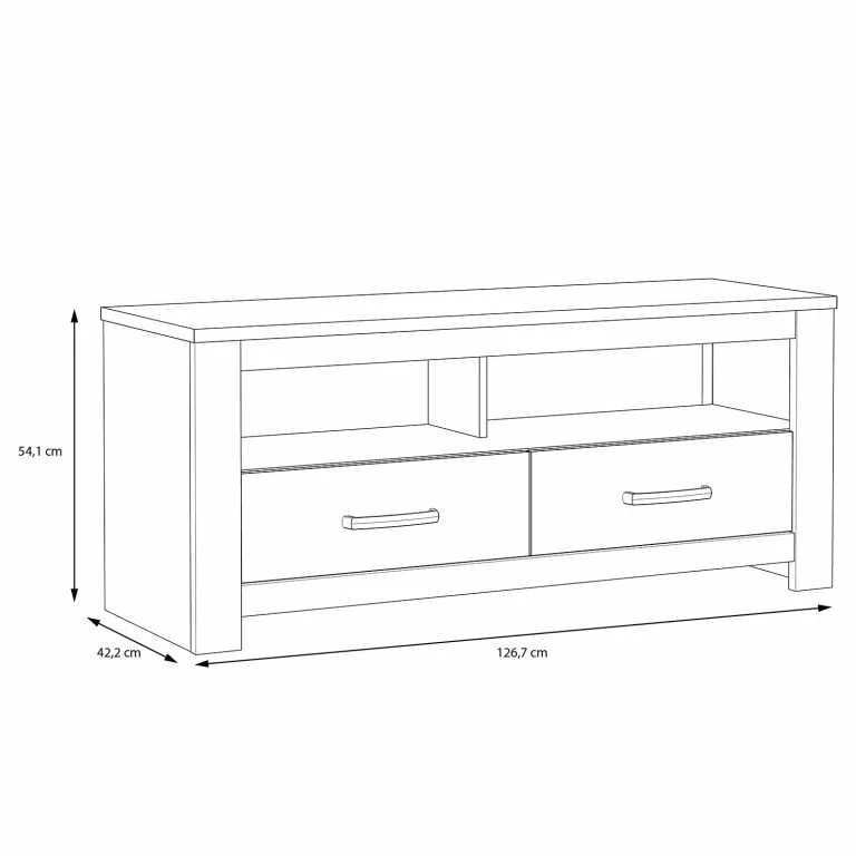Loftscape Loftscape Meuble TV Verolme II – Imitation Chêne