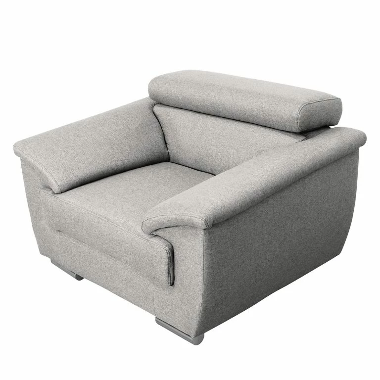 loftscape Modoform Fauteuil Swain – Tissu – Gris clair
