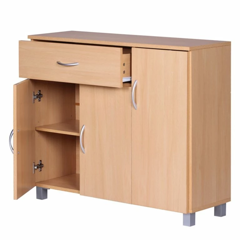 Loftscape Mooved Commode Colona I – Imitation Hêtre