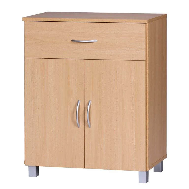 loftscape Mooved Commode Colona II – Imitation hêtre