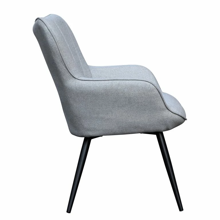 Loftscape Mørteens Fauteuil Boltby II – Tissu – Gris