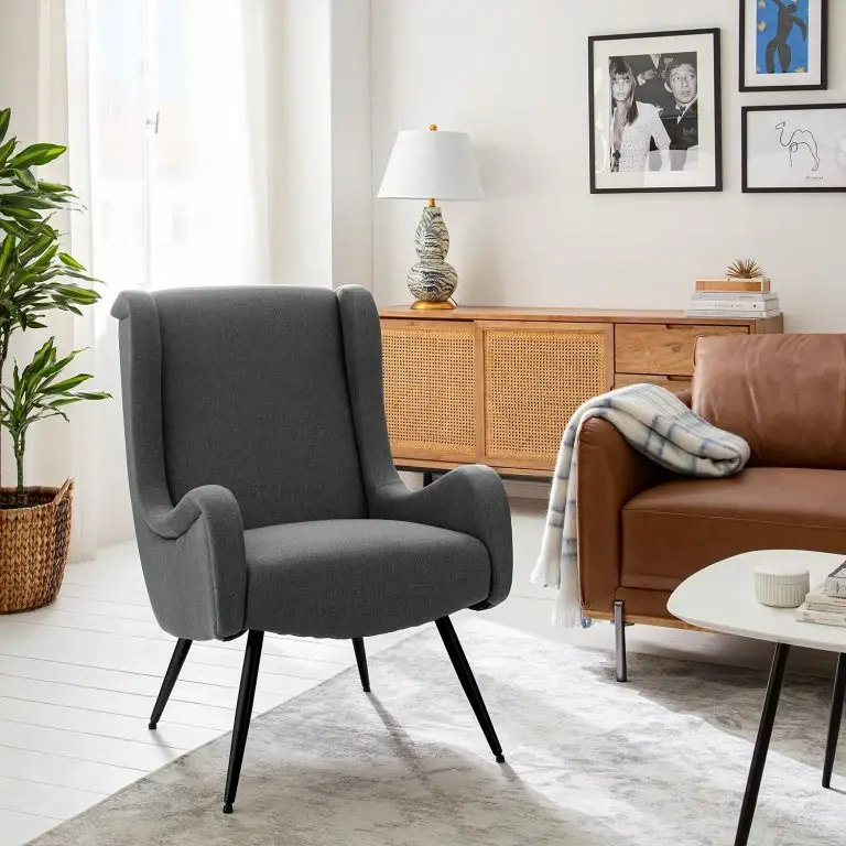 Loftscape Mørteens Fauteuil Emly – Tissu – Gris