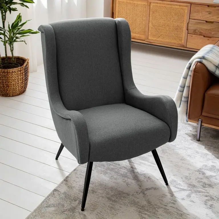 Loftscape Mørteens Fauteuil Emly – Tissu – Gris