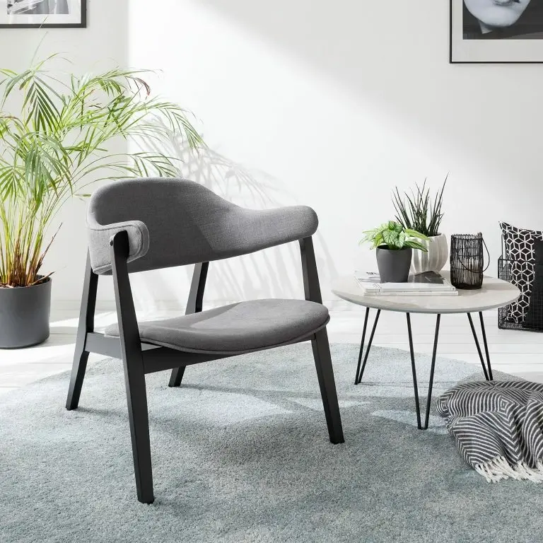 Loftscape Mørteens Fauteuil Sadler V – Tissu – Gris