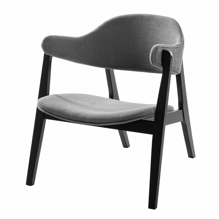 loftscape Mørteens Fauteuil Sadler V – Tissu – Gris