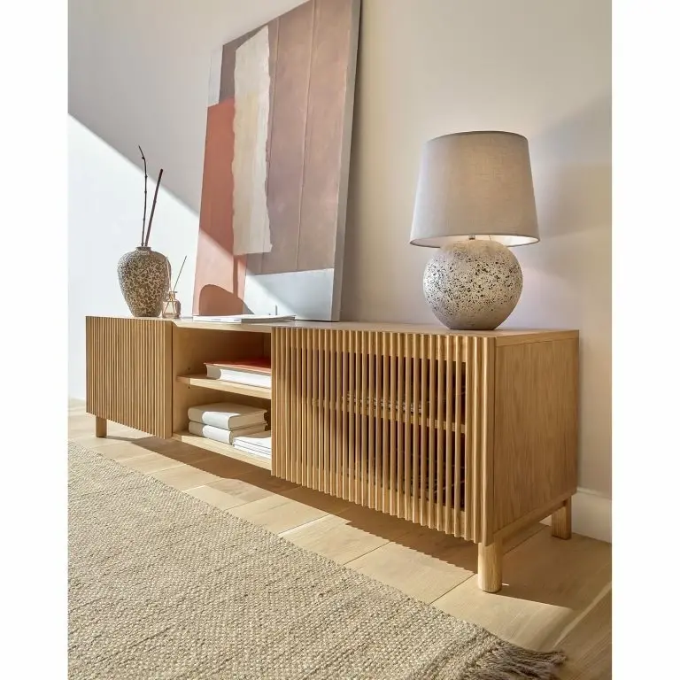 Loftscape Naturoo Meuble TV Bukama – Chêne Massif