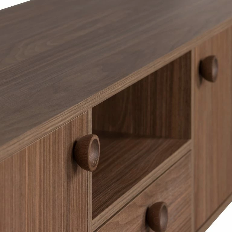 Loftscape Naturoo Meuble TV Ikoo – Imitation Noyer