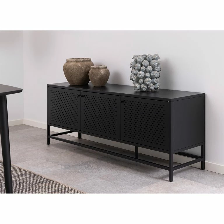 Loftscape Norrwood Buffet Cascavel II – Métal – Noir