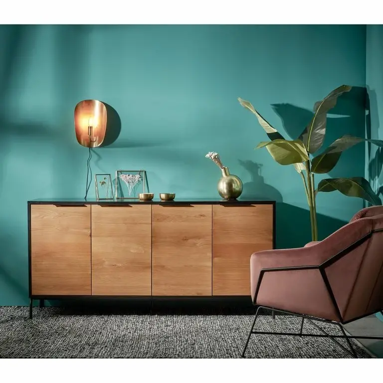 Loftscape Norrwood Buffet Ceduna – Chêne / Noir Mat