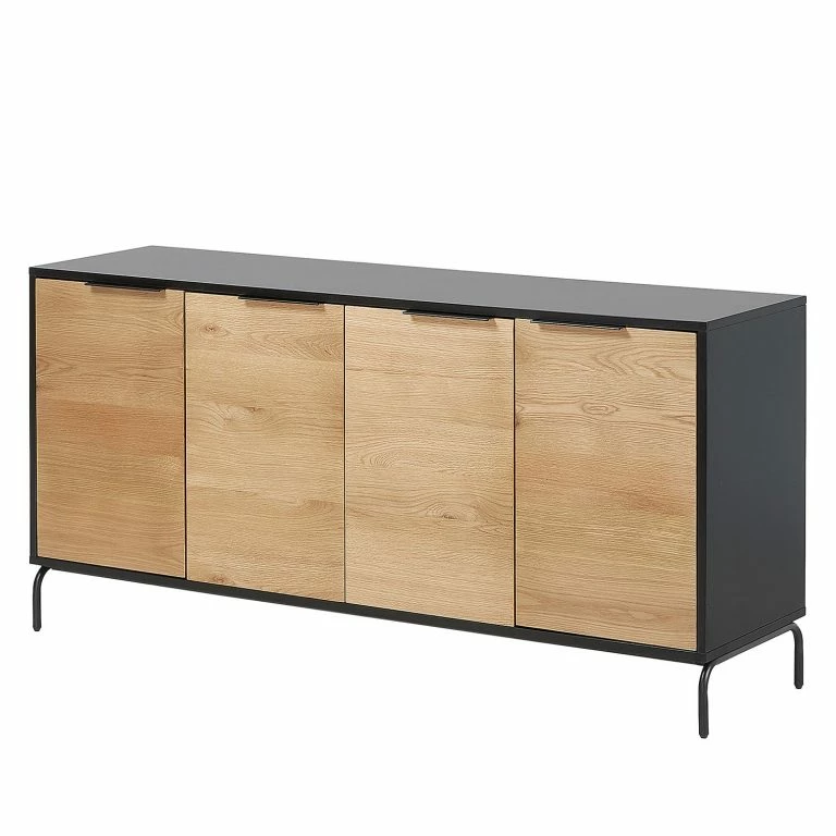 loftscape Norrwood Buffet Ceduna – Chêne / Noir mat