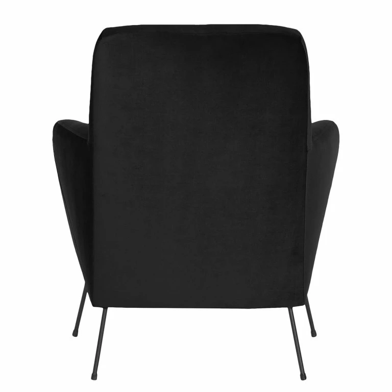 Loftscape Norrwood Fauteuil Himos – Velours – Noir