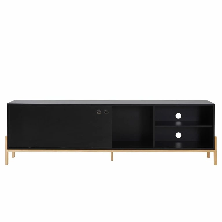 Loftscape Norrwood Meuble TV Caborn I – Noir / Pin