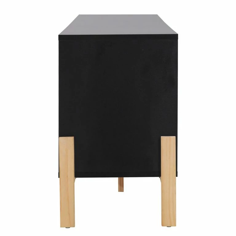 Loftscape Norrwood Meuble TV Caborn I – Noir / Pin