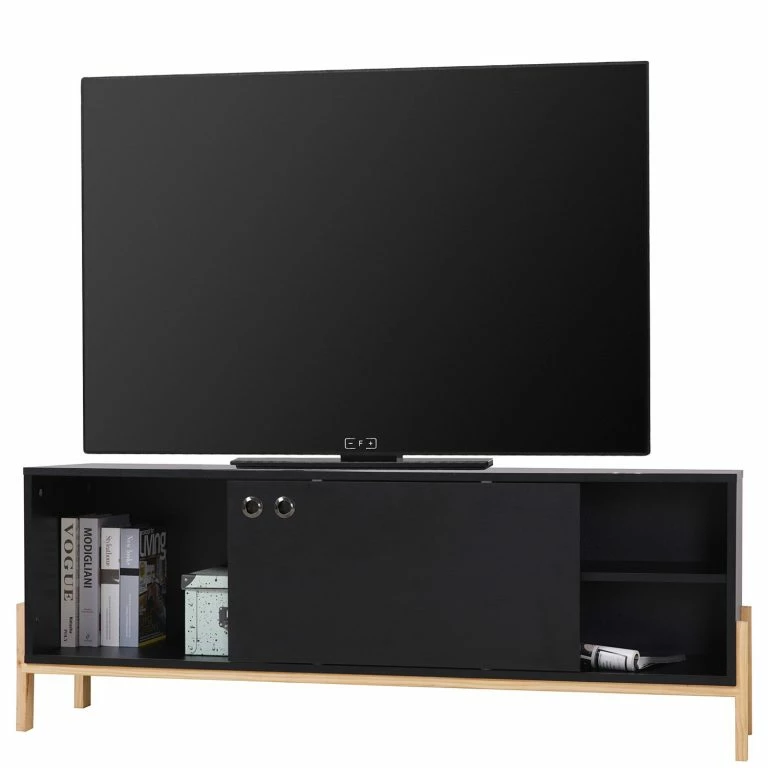 Loftscape Norrwood Meuble TV Caborn II – Noir / Pin