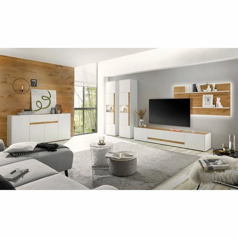 Loftscape Norrwood Meuble TV Olon II – Blanc