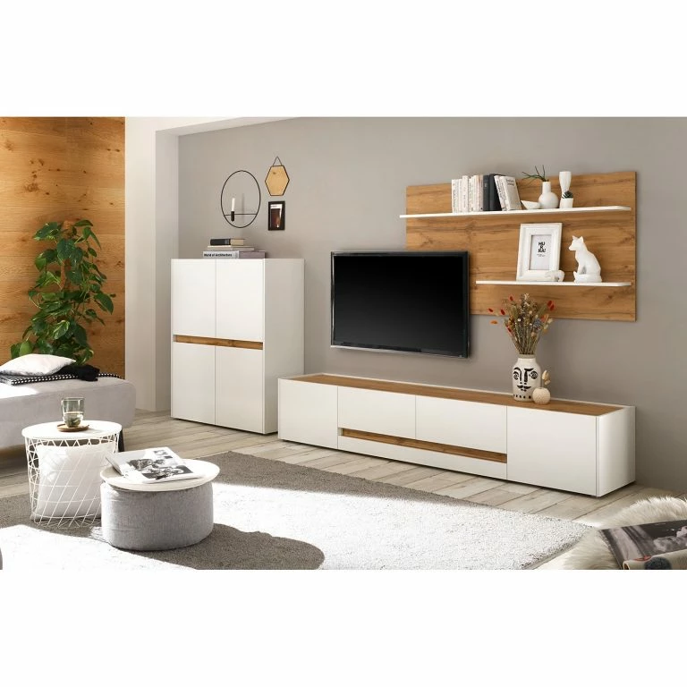 Loftscape Norrwood Meuble TV Olon II – Blanc