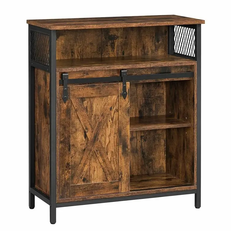 loftscape Red Living Buffet Hazlet I – Marron / Noir