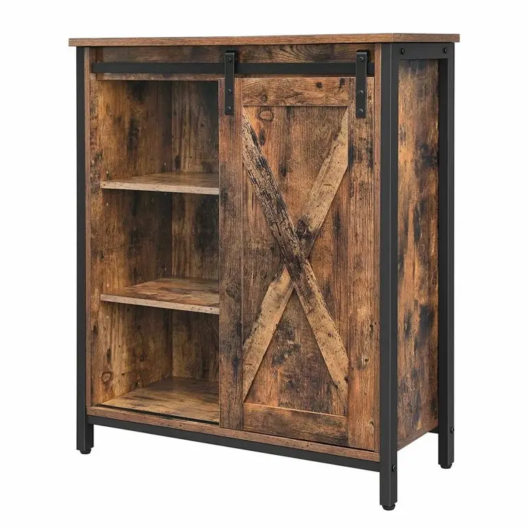 loftscape Red Living Buffet Hazlet III – Marron / Noir