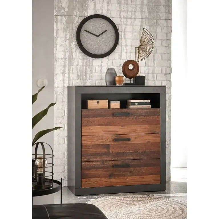 Loftscape Red Living Commode Buzan