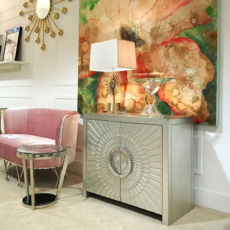 Loftscape Red Living Commode Vauban – Argenté Mat