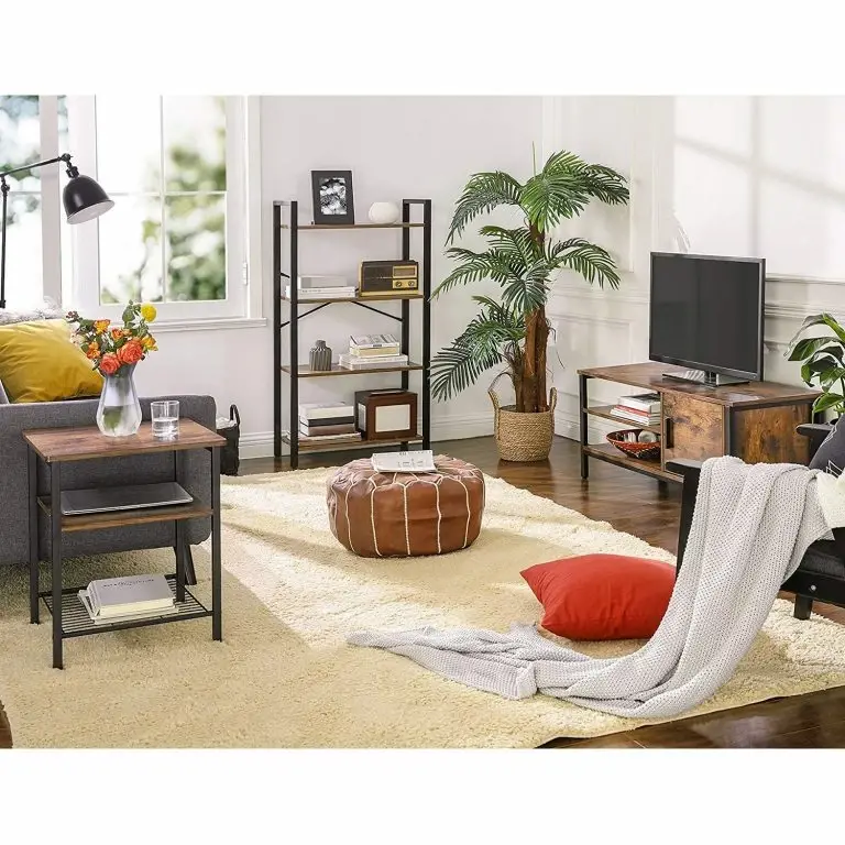 Loftscape Red Living Meuble TV Brillac – Marron / Noir