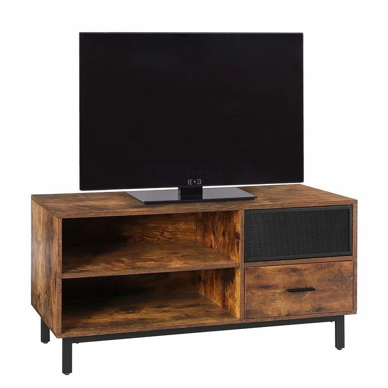 loftscape Red Living Meuble TV Ruhla – Marron / Noir