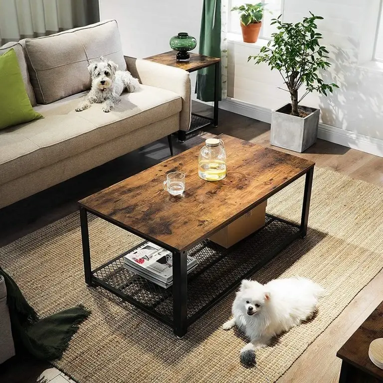 Loftscape Red Living Table Basse Covert – Marron