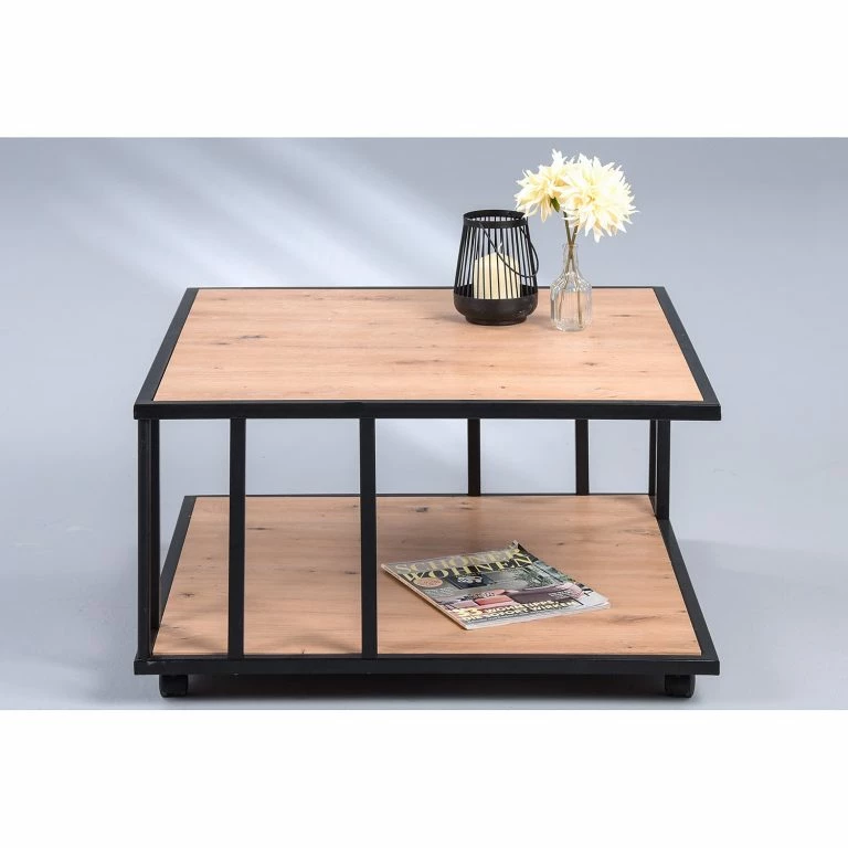 Loftscape Red Living Table Basse Parap – Marron / Noir