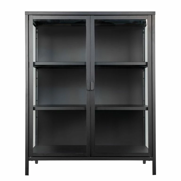 Loftscape Red Living Vitrine Bagh II – Métal – Noir