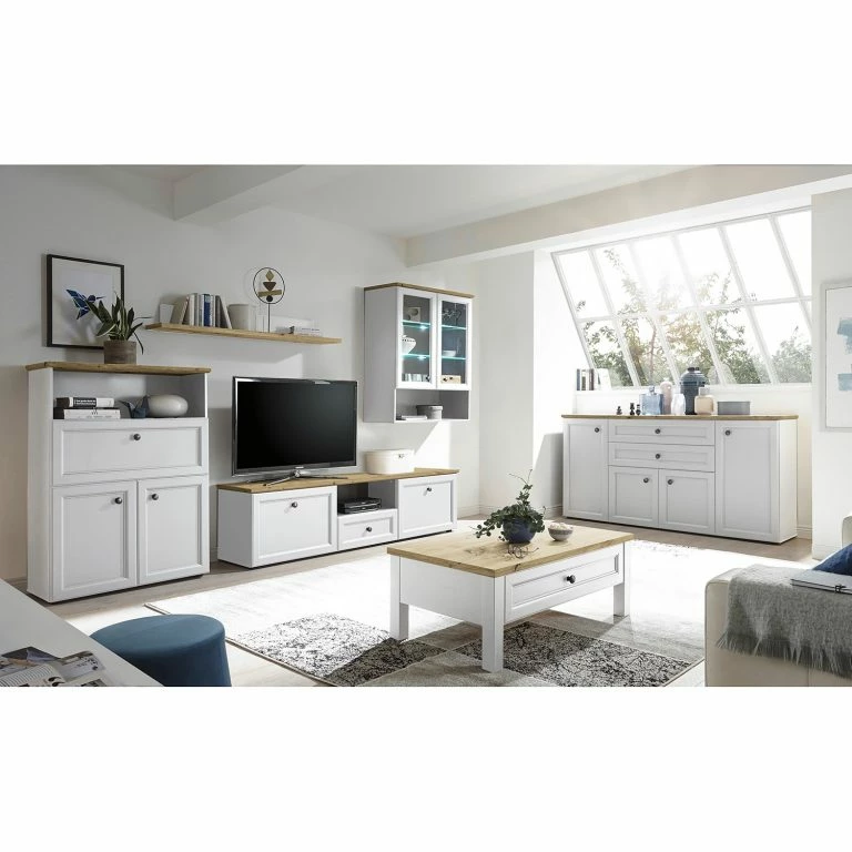Loftscape Ridgevalley Buffet Lindesby – Blanc