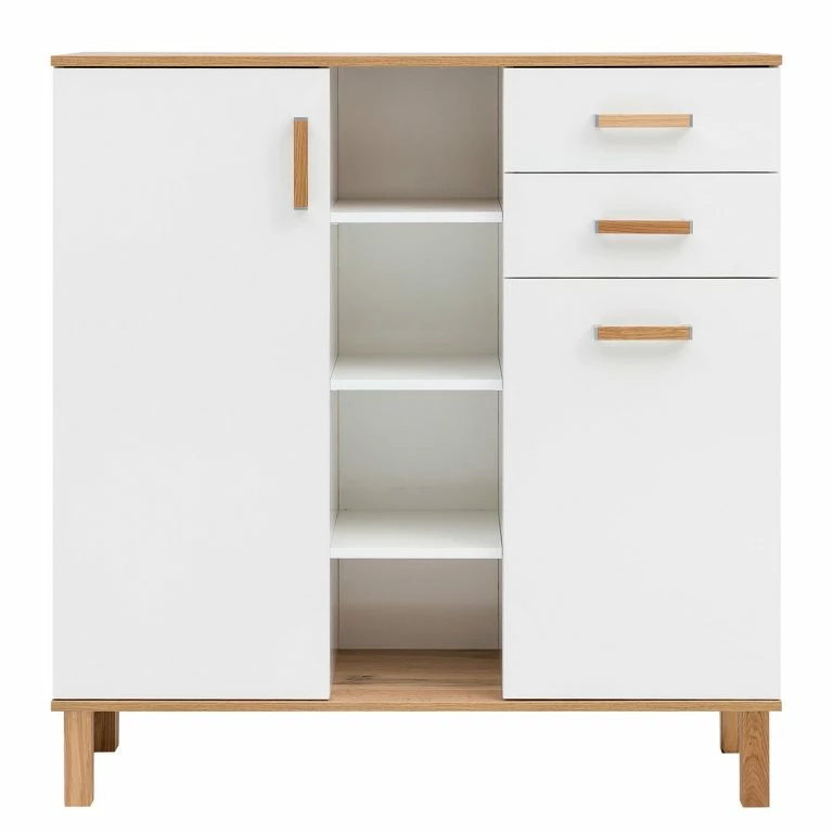 Loftscape Schildmeyer Commode Padua – Blanc / Chêne