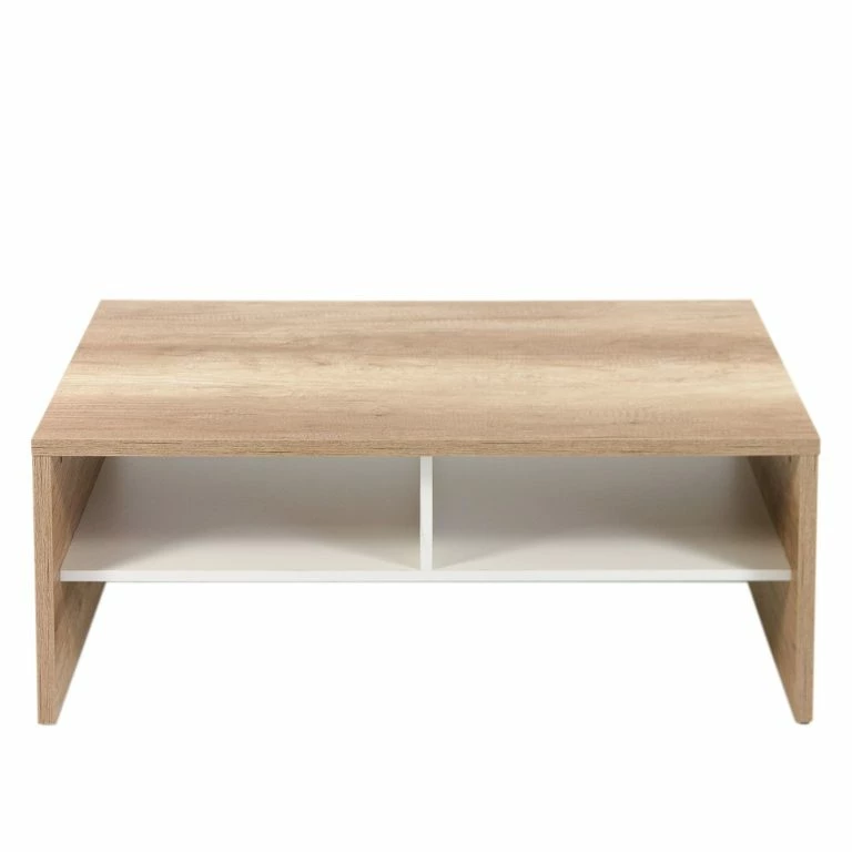 Loftscape Loftscape Table Basse Albreda – Imitation Chêne / Blanc