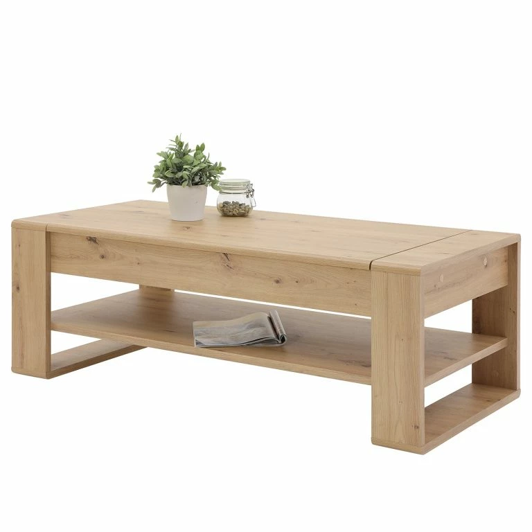 loftscape Loftscape Table basse Bassum – imitation chêne artisan