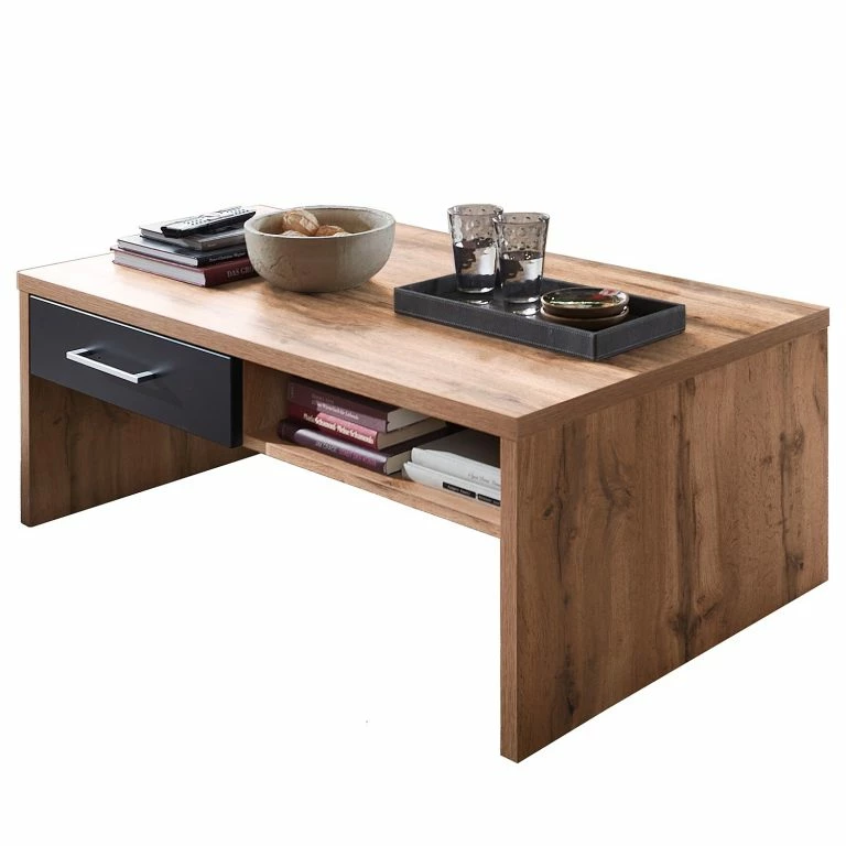 loftscape Loftscape Table basse Belloc – Imitation chêne / Noir mat