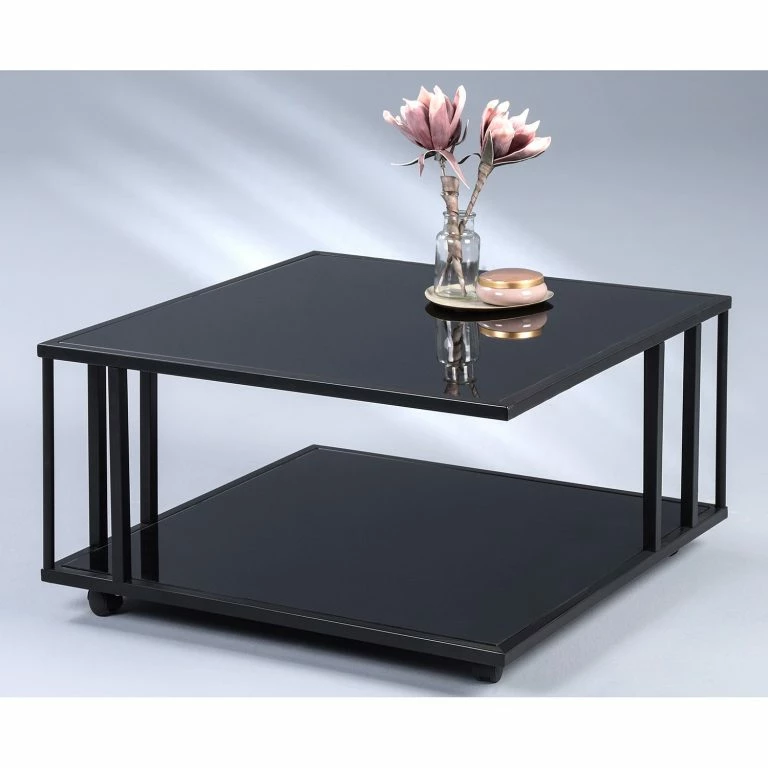 Loftscape Loftscape Table Basse Bonnefond – Verre / Métal – Noir