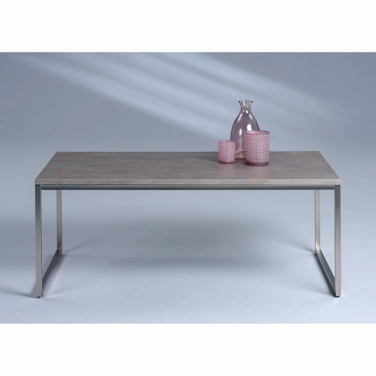 Loftscape Loftscape Table Basse Comber II – Gris / Argenté