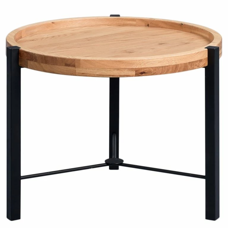 loftscape Loftscape Table basse Cougar I – Métal – Chêne sauvage / Noir