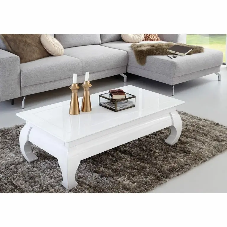 Loftscape Loftscape Table Basse Coyle – Blanc Brillant – Largeur : 130 Cm