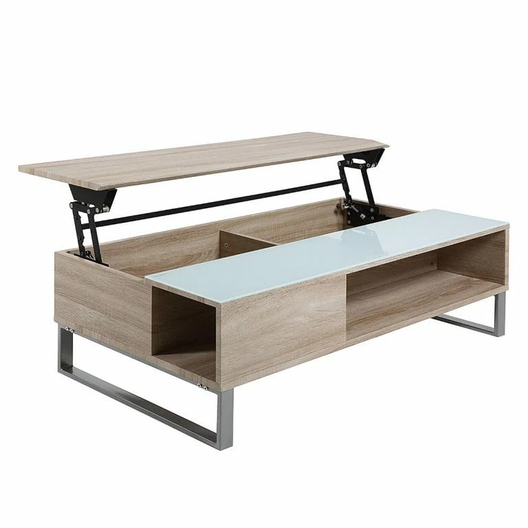 Loftscape Loftscape Table Basse Dahlia – Imitation Chêne De Sonoma / Blanc