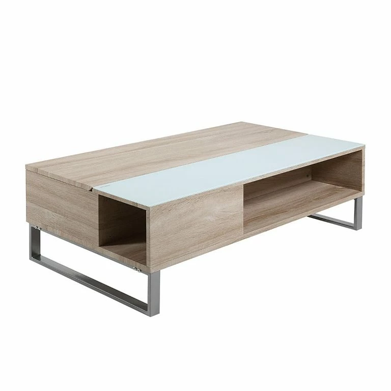 loftscape Loftscape Table basse Dahlia – Imitation chêne de Sonoma / Blanc