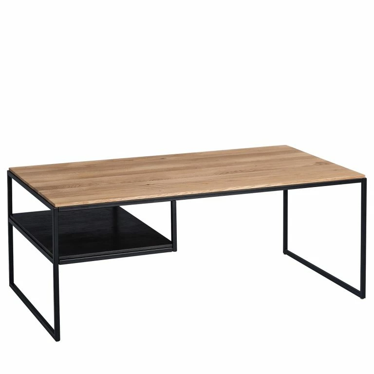 loftscape Loftscape Table basse Donelson – Chêne massif / Métal – Chêne / Noir