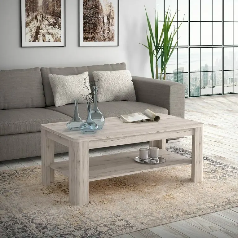 Loftscape Loftscape Table Basse Grady – Imitation Chêne Sable