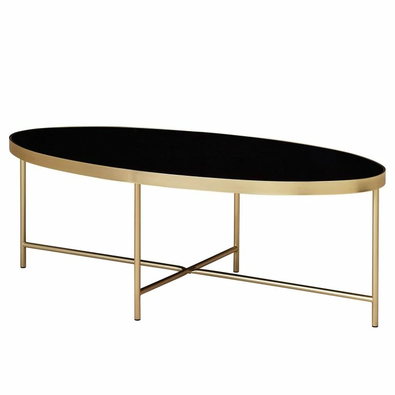 loftscape Loftscape Table basse Hitte – Verre / Métal – Noir / Doré