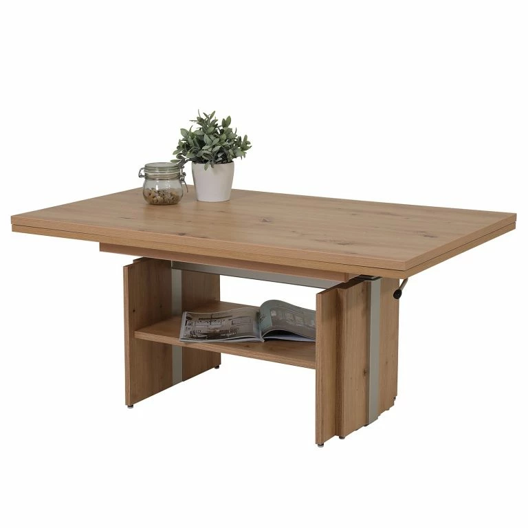 Loftscape Loftscape Table Basse Moree – Extensible – Imitation Chêne Artisan