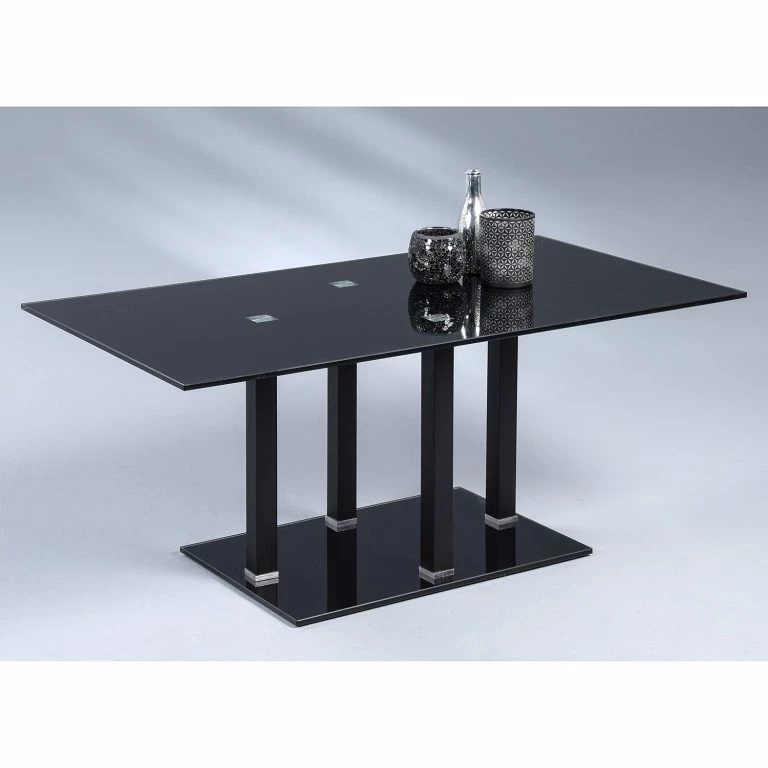 Loftscape Loftscape Table Basse Narva – Verre / Métal – Noir