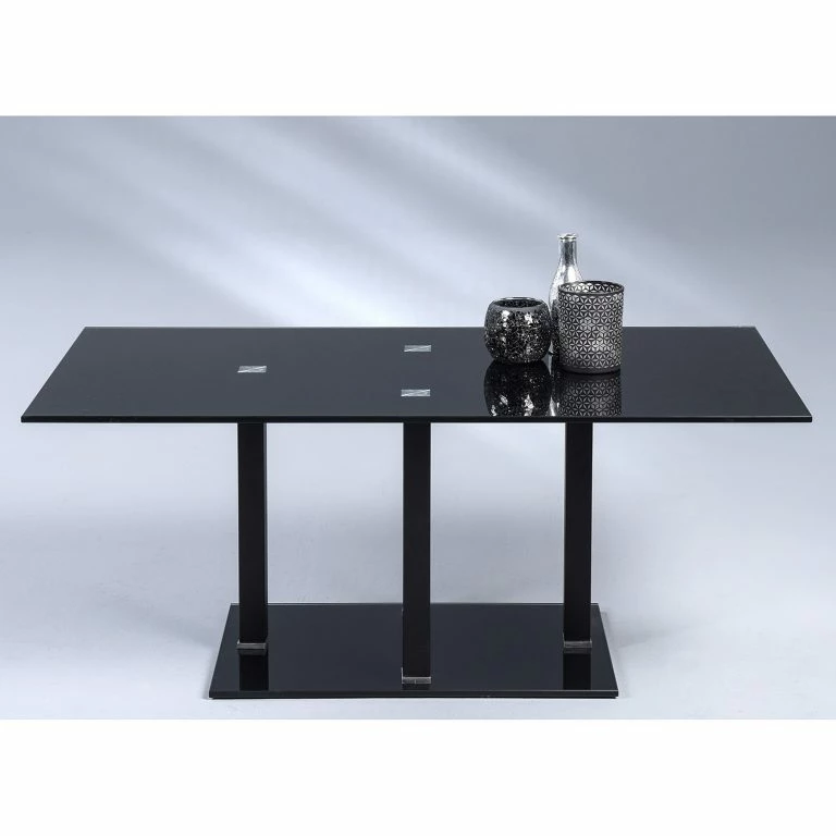 Loftscape Loftscape Table Basse Narva – Verre / Métal – Noir