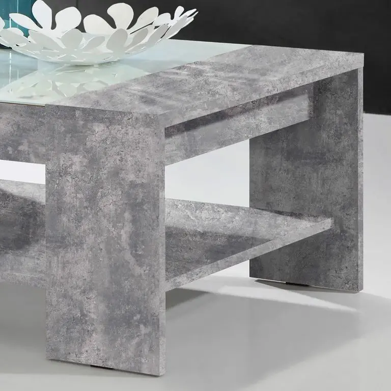 Loftscape Loftscape Table Basse Newell – Imitation Béton